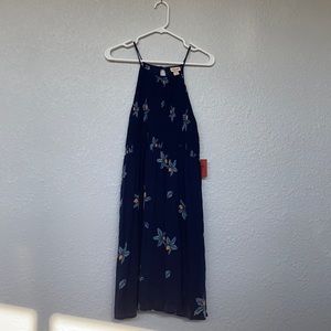 Mossimo Blue formal midi dress NWT size L